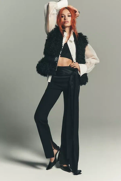 APPARIS CLEO FAUX-FUR VEST JACKET