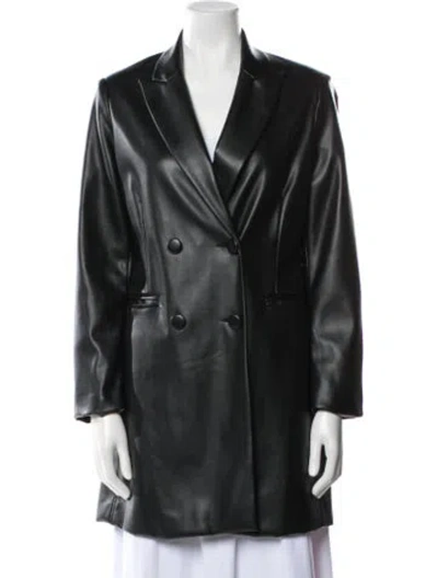 Pre-owned Apparis Coat In Black