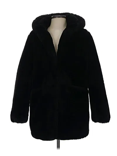 Pre-owned Apparis Coat In Black