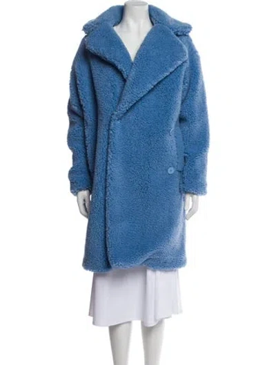 Pre-owned Apparis Coat In Blue