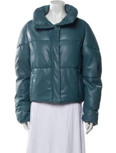 Pre-owned Apparis Coat In Blue