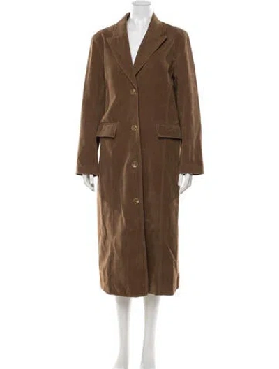 Pre-owned Apparis Coat In Brown