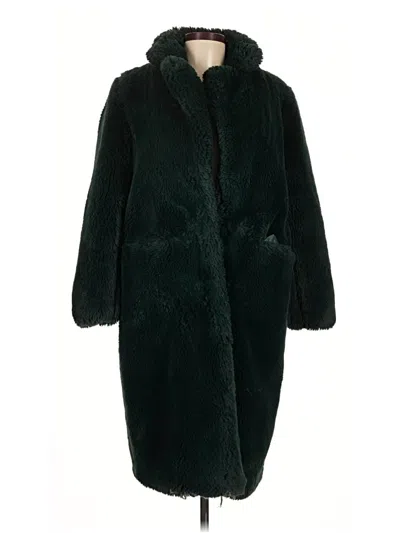 Pre-owned Apparis Coat In Green