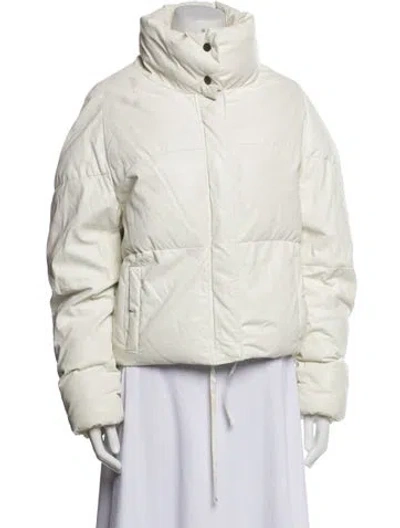 Pre-owned Apparis Coat In Neutral