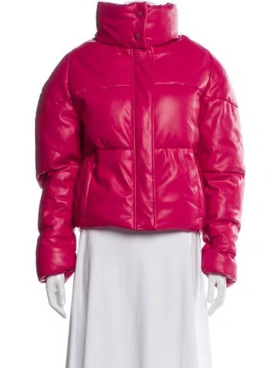 Pre-owned Apparis Coat In Pink