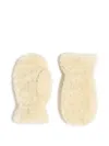 Apparis Coco Bouclette Gloves In Neutral