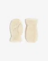 Apparis Coco Bouclette Gloves In Neutral