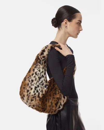 Apparis Colette Shaved Leopard Bag In Leopard Multi