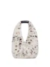 Apparis Colette Snow Leopard Bag In White