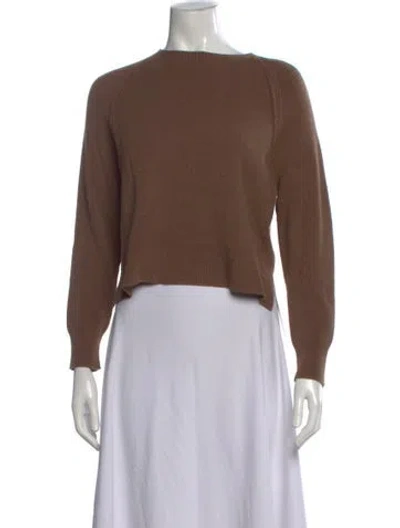 Pre-owned Apparis Crew Neck Sweater In Brown
