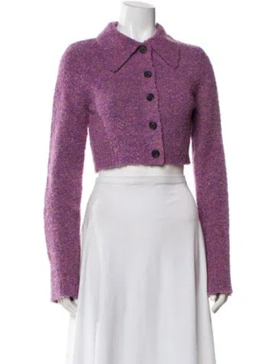 Pre-owned Apparis Crew Neck Sweater In Purple