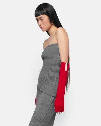 Apparis Cynda Rouge Arm Warmers In Gray