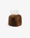 Apparis Davey Mink Tissue Box Cover