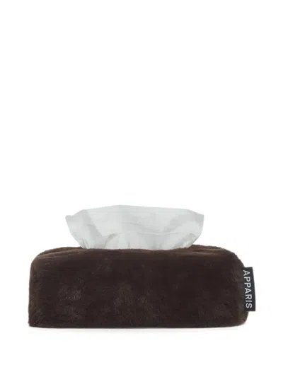 Apparis Davey Tissue Box Cover In Brown