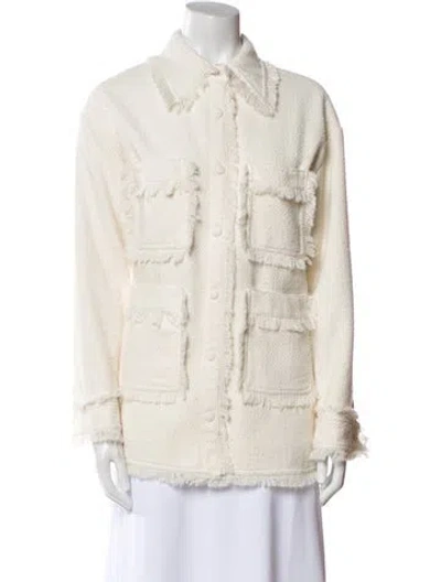 Pre-owned Apparis Denim Jacket In Neutral