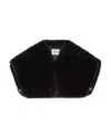 Apparis Devin Faux Fur Shrug In Black