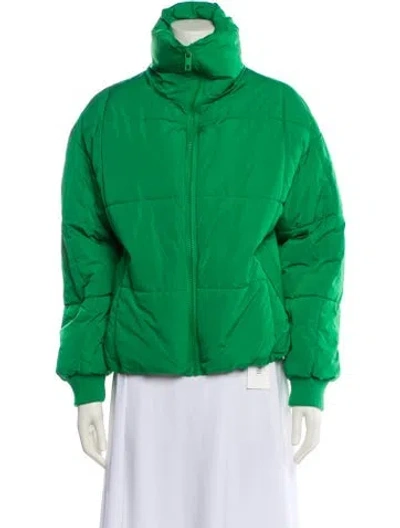 Pre-owned Apparis Down Jacket In Green
