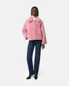Apparis Elis Collared Jacket In Pink