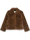 Apparis 'elis' Brown Jacket With Collar In Brown