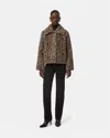 Apparis Elis Leopard Coat In Light Leopard