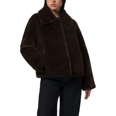 Apparis Elis Pluche™ Faux Fur Coat In Brown