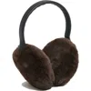 Apparis Esme Faux Fur Earmuffs In Espresso