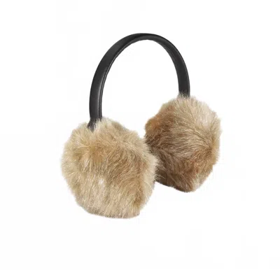 Apparis Esme Tinsel Ear Muffs In Fawn In Multi