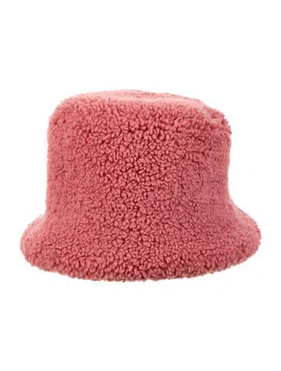 Pre-owned Apparis Fabric Bucket Hat In Red