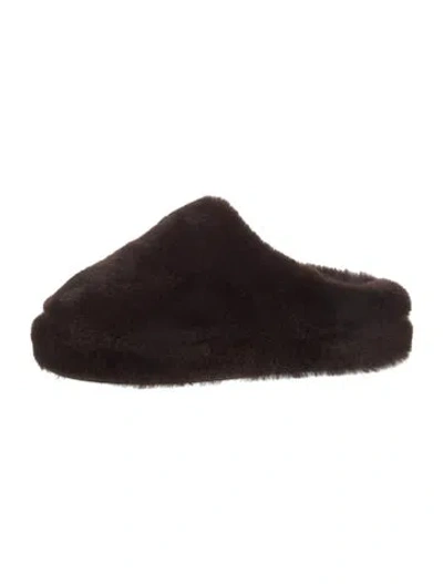 Pre-owned Apparis Faux Fur In Brown