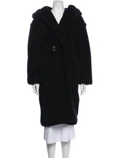 Pre-owned Apparis Faux Fur Coat In Black
