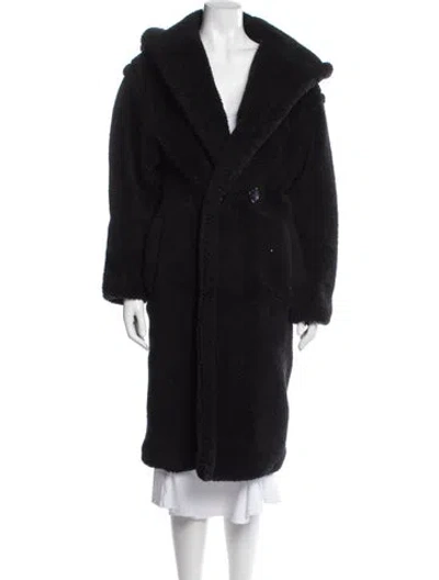 Pre-owned Apparis Faux Fur Coat In Black