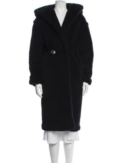 Pre-owned Apparis Faux Fur Coat In Blue