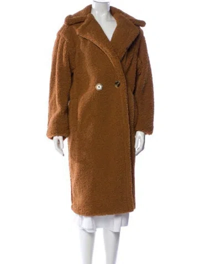Pre-owned Apparis Faux Fur Coat In Brown