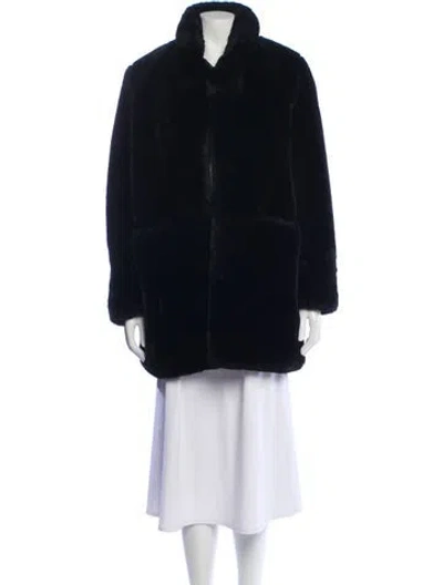 Pre-owned Apparis Faux Fur Coat In Multi