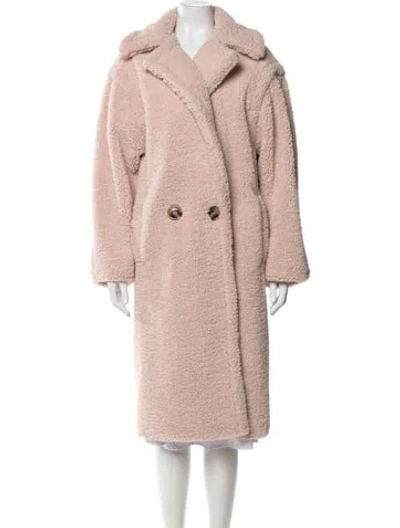 Pre-owned Apparis Faux Fur Coat In Neutral