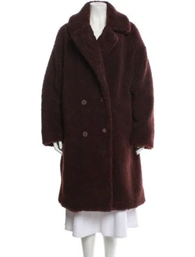 Pre-owned Apparis Faux Fur Faux Fur Coat In Brown