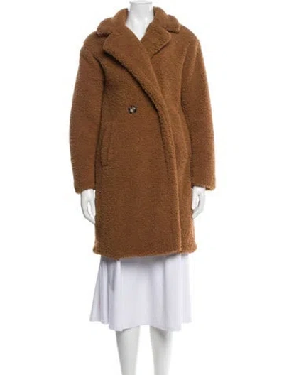 Pre-owned Apparis Faux Fur Faux Fur Coat In Brown