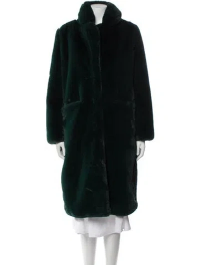 Pre-owned Apparis Faux Fur Faux Fur Coat In Multi