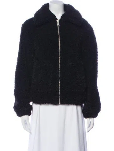 Pre-owned Apparis Faux Fur Jacket In Black