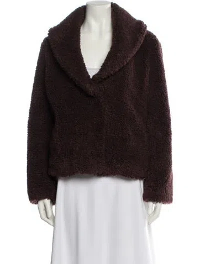 Pre-owned Apparis Faux Fur Jacket In Black