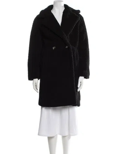 Pre-owned Apparis Faux Fur Jacket In Black