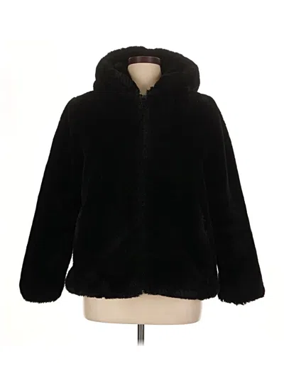 Pre-owned Apparis Faux Fur Jacket In Black