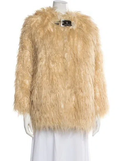 Pre-owned Apparis Faux Fur Jacket In Multi