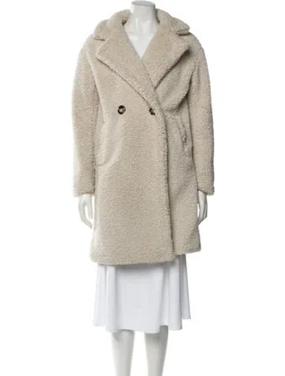 Pre-owned Apparis Faux Fur Jacket In Neutral
