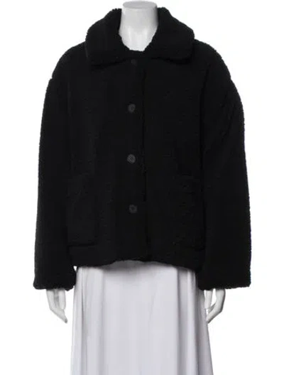 Pre-owned Apparis Faux Fur Jacket W/ Tags In Black