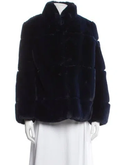Pre-owned Apparis Faux Fur Jacket W/ Tags In Multi