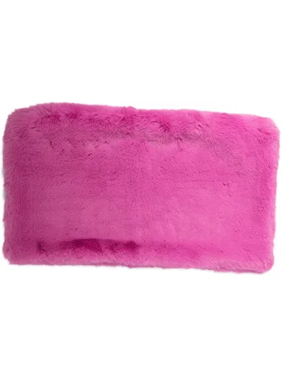 Apparis Faux Fur Pillowcase In Pink
