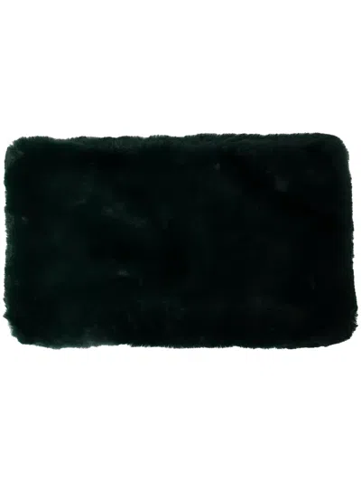 Apparis Faux Fur Throw In Black