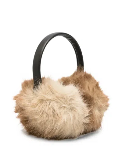 Apparis Faux-fur Earmuffs In Neutral