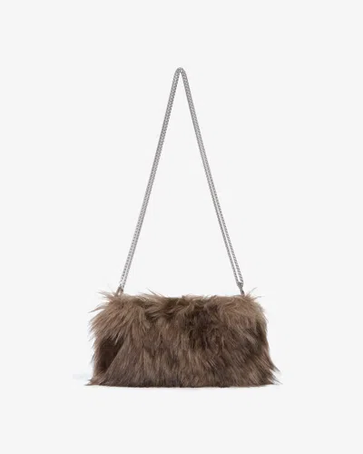 Apparis Fiona Patchwork Crossbody Bag In Brown
